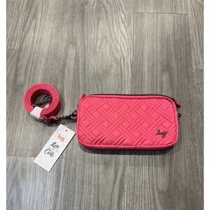 NWT Lug Coupe XL Convertible Crossbody Bag – Quilted Powerful Pink